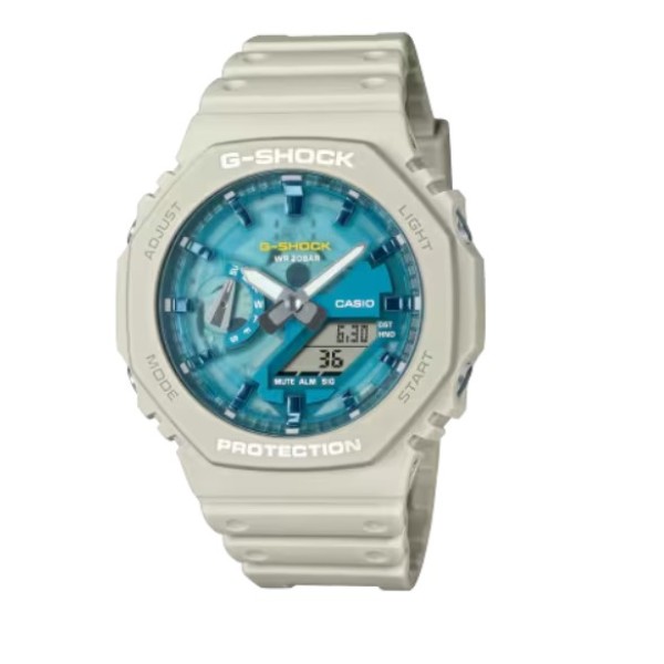 Casio G-Shock Youth Fashion Analog-Digital Watch for Men - GA-2100AS-5ADR