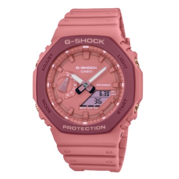 Casio G-Shock Analog-Digital Pink Band Watch for Unisex - GA-2110SL-4A4DR