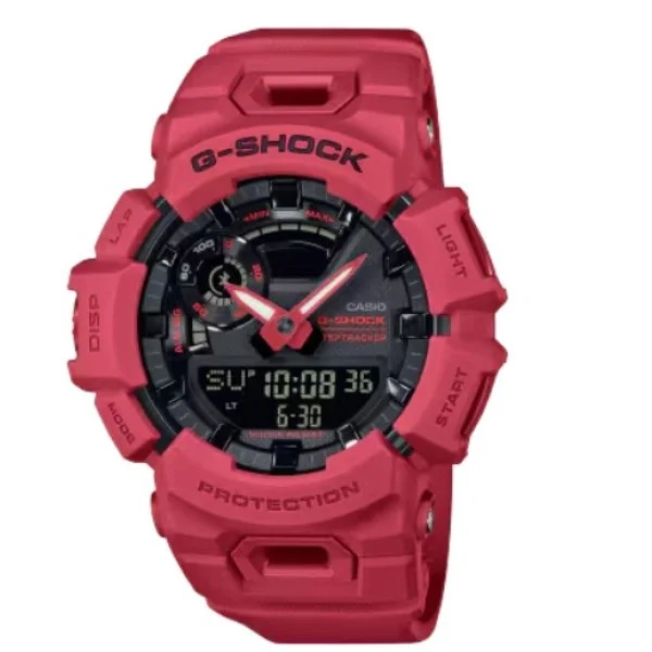 Casio G-Shock Red Band Sports Edition Analog-Digital Watch for Unisex - GBA-900RD-4ADR