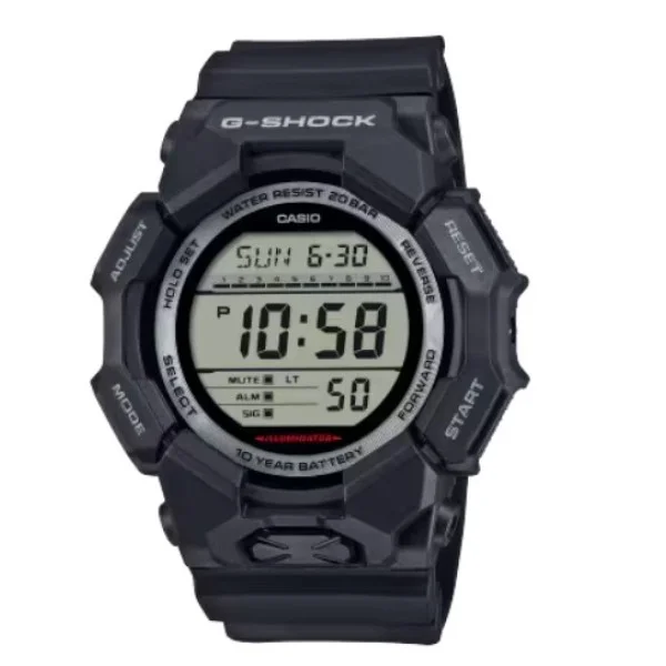 Casio G-Shock Digital Black Strap Watch for Men - GD-010-1DR