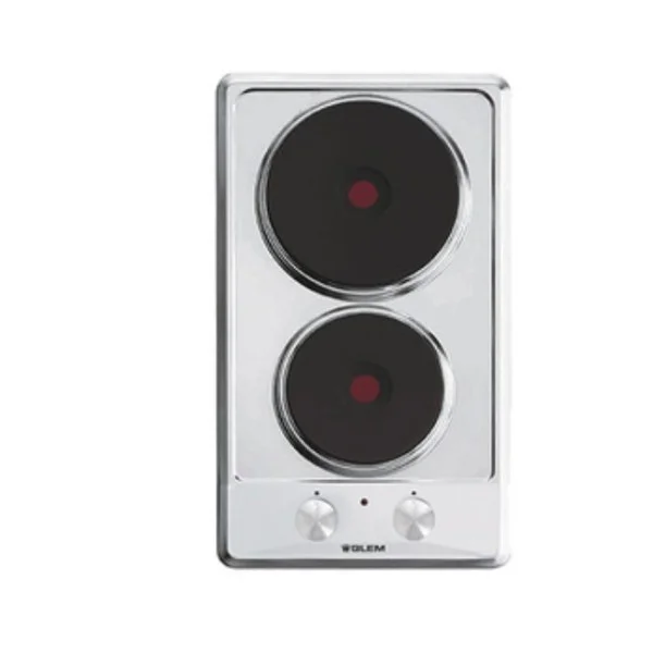 Glemgas 2 Burners, Stainless Steel Gas Hob 30cm - GLGT320IX