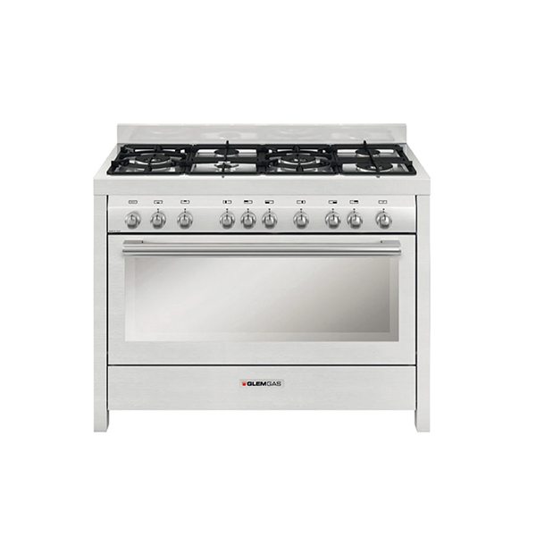 Glemgas, Stainless Steel 6 Burners 120X60cm Gas Cooker - GLMLW626RI01AN