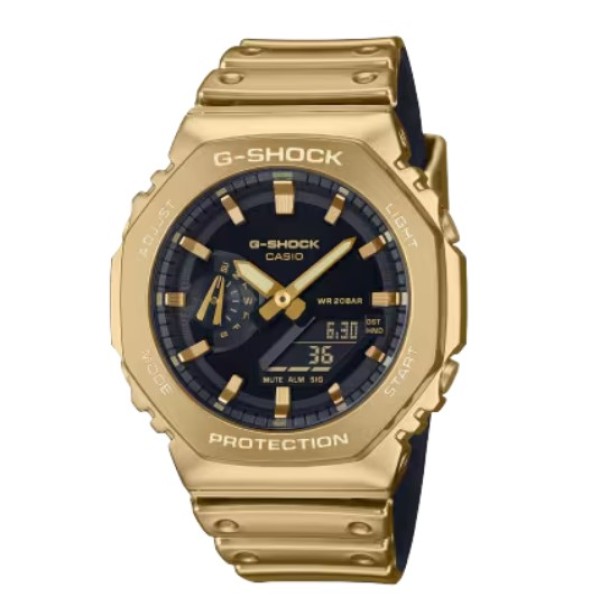 Casio G-Shock Youth G-Steel Gold Case Watch for Men - GM-2100YMG-9ADR