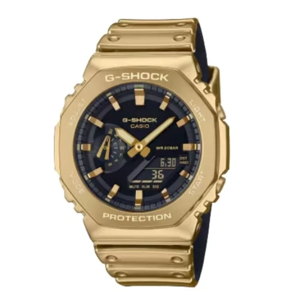 Casio G-Shock Youth G-Steel Gold Case Watch for Men - GM-2100YMG-9ADR