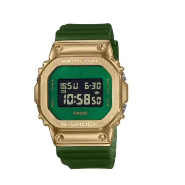 Casio G-Shock Youth Digital Green Band Watch for Unisex - GM-5600CL-3DR
