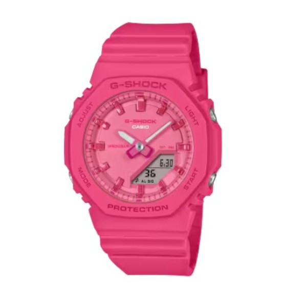 Casio G-Shock Analog-Digital Pink Band Watch for Women - GMA-P2100PP-4ADR