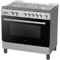 Sharp 5 Burners, Gas Cooker 90x60cm, Stainless Steel - GN-SM9058L-SS3