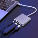 Hoco HUB Converter Type-C to USB3.0 + HDMI + PD - HB14