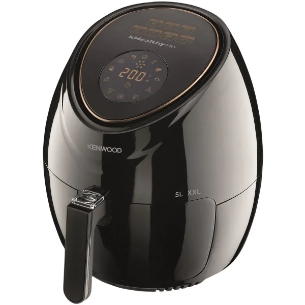 Kenwood Digital Air Fryer, 5L, 1500W, Black - HFP52.000BK