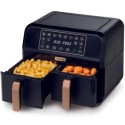 Kenwood Dual Frying Basket 2*4 Liters, 1700Watts, Air Fryer - HFP70.000BK