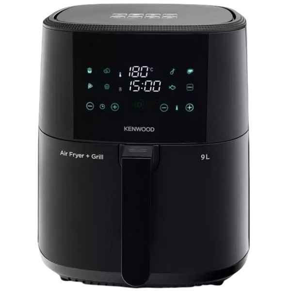 Kenwood Air Fryer 1500 Watts 9 Liters, Black - HFP92.000BK