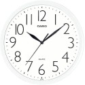 Casio White Dial Analog Wall Clock, White - IQ-05-7DF