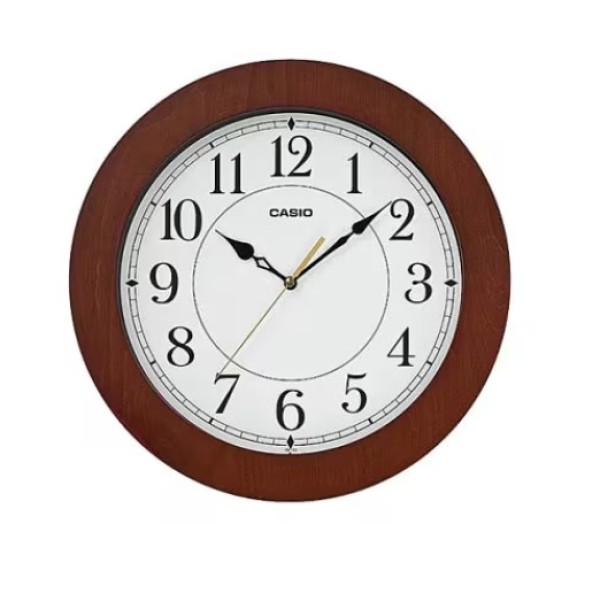 Casio Analog White Dial Wall Clock - IQ-133-5DF