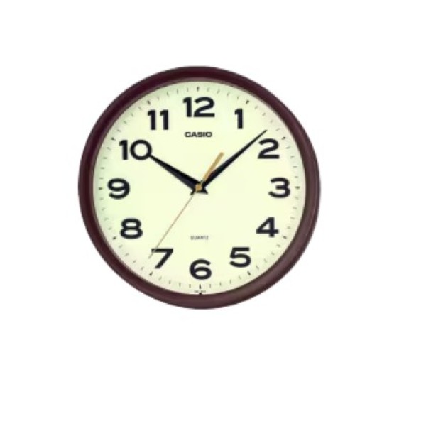 Casio White Dial Analog Wall Clock - IQ-151-5DF