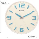 Casio White Dial Analog Wall Clock - IQ-63-7DF