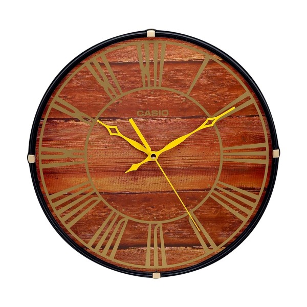Casio Round Resin Analog Wall Clock - IQ-81-5ADF