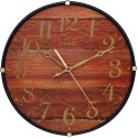 Casio Round Resin Analog Wall Clock - IQ-81-5BDF