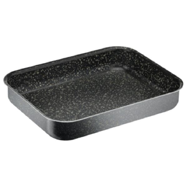 Tefal Black Stone Rectangular Oven Dish, 22 x 29cm - J5584683
