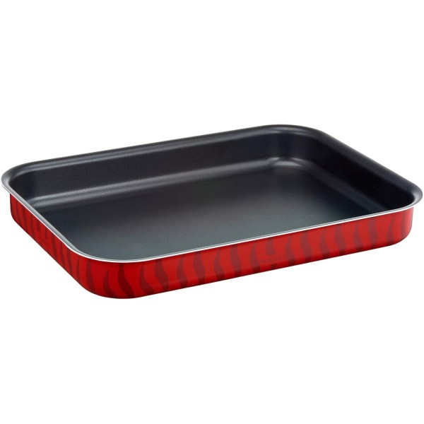 Tefal Rectangle Oven Dish 22x19cm, Red - J5714682