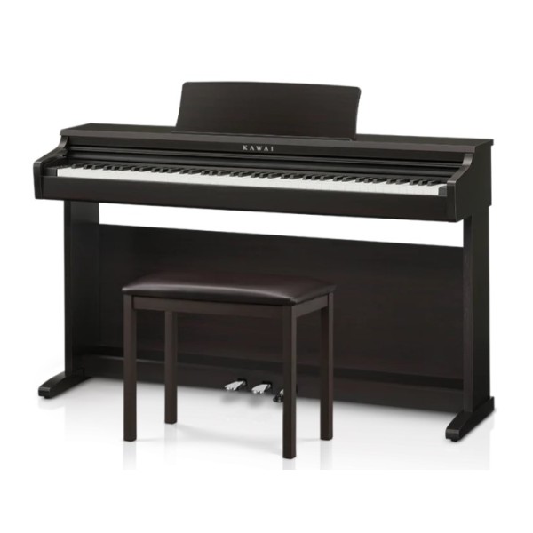 Kawai Digital Piano with Bench, Black - KDP120-B