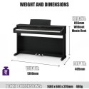 Kawai Digital Piano with Bench, Black - KDP120-B