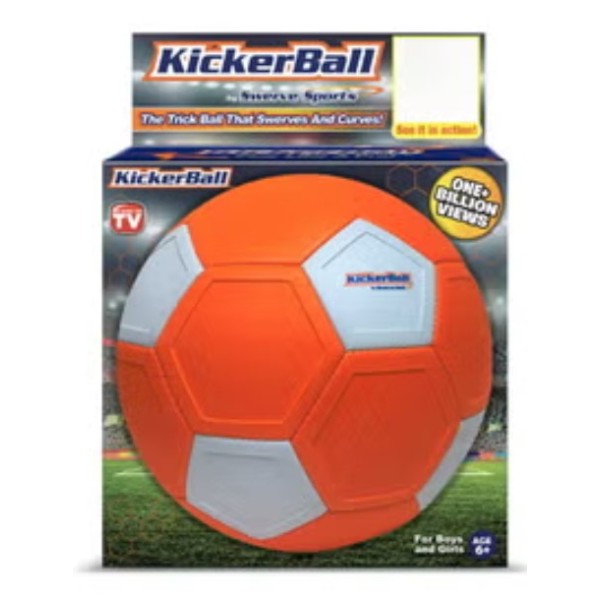 Yalla Toys Kickerball Bend Curve and Swerve Soccer Ball Football Toy for Kids - KBSO1184-T