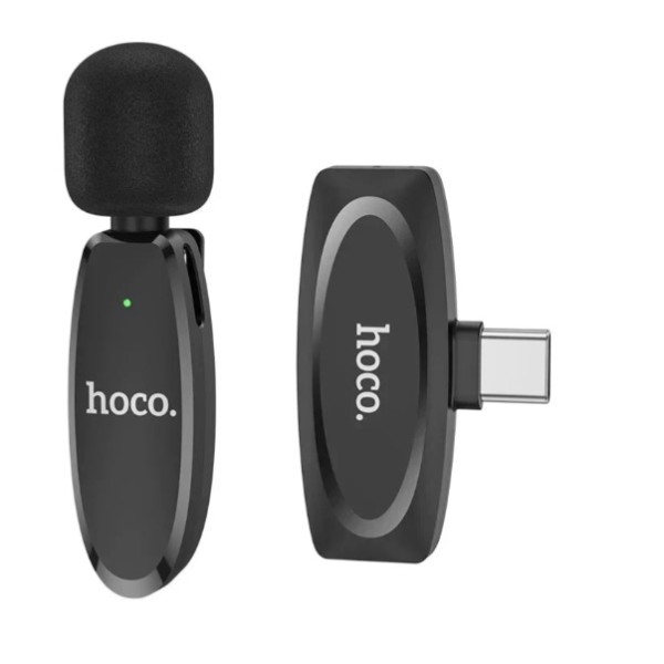 Hoco Lightning Wireless Microphone Type-C, Black - L15