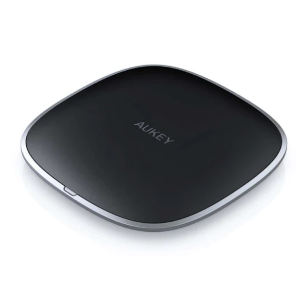 Aukey USB-C Input 10W Wireless Fast Charger, Black - LC-C6 BK