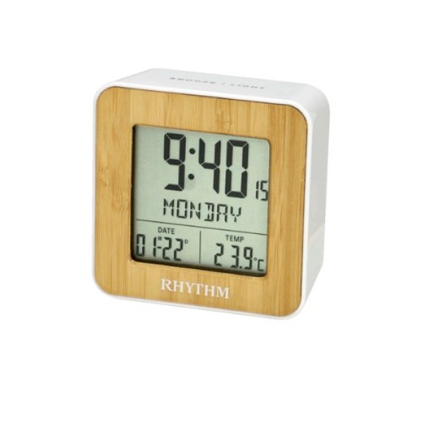 Rhythm Digital Alarm Table Clock - LCT085NR03