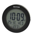 Rhythm Digital Alarm Clock, Black - LCT103NR02