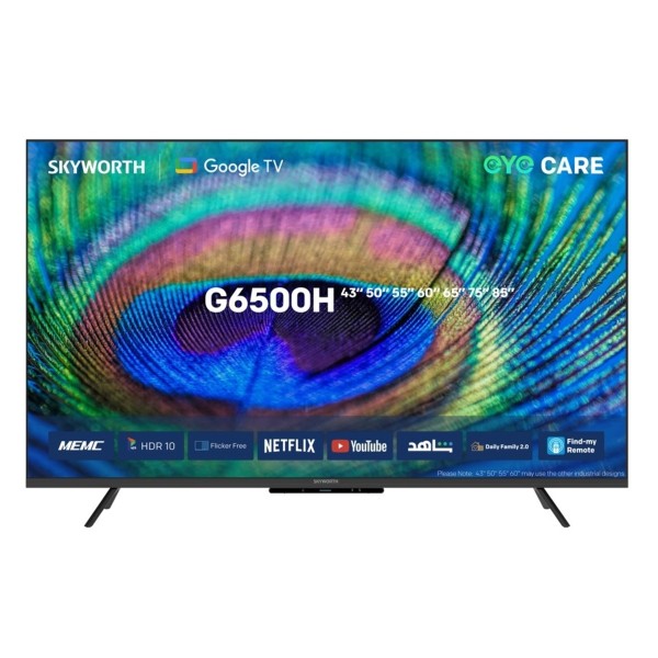 Skyworth 75-inch UHD-4K Android Smart TV - LED-75G6500H