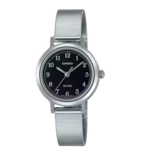 Casio Analog Casual Stainless-Steel Watch for Women - LTP-B170D-1BVDF