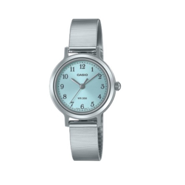 Casio Analog Casual Stainless-Steel Watch for Women - LTP-B170D-2BVDF