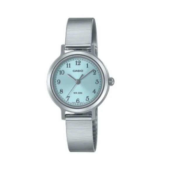 Casio Analog Casual Stainless-Steel Watch for Women - LTP-B170D-2BVDF