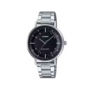 Casio Black Dial Stainless-Steel Analog Watch for Women - LTP-VT03D-1B