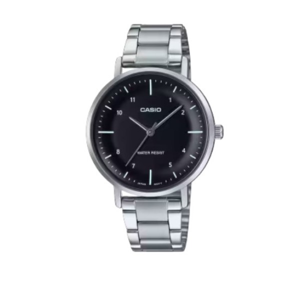 Casio Casual Analog Stainless Steel Watch for Women - LTP-VT03D-1BDF