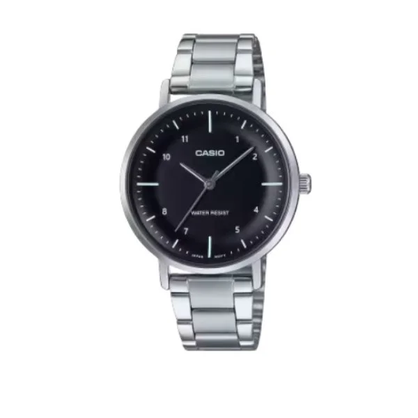 Casio Casual Analog Stainless Steel Watch for Women - LTP-VT03D-1BDF