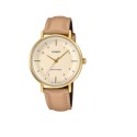 Casio Casual Leather Band Analog Watch for Women - LTP-VT03GL-4BDF