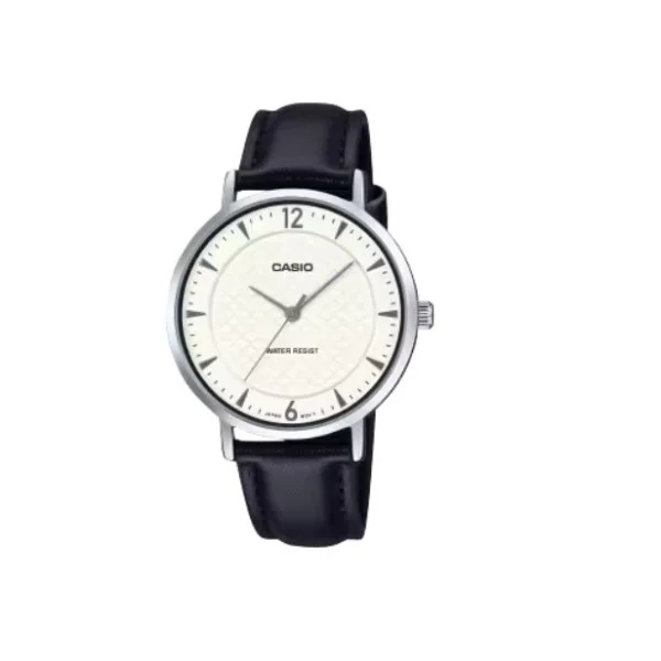 Casio Casual Leather Band Watch for Women - LTP-VT04L-7A2DF