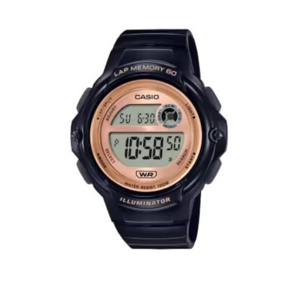 Casio Casual Resin Digital Watch for Unisex - LWS-1200H-1AVDF