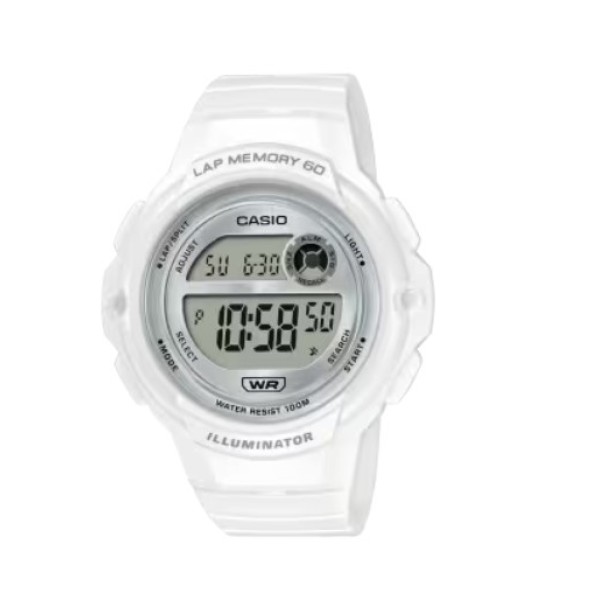 Casio Casual Resin Digital Watch for Women - LWS-1200H-7A1VDF