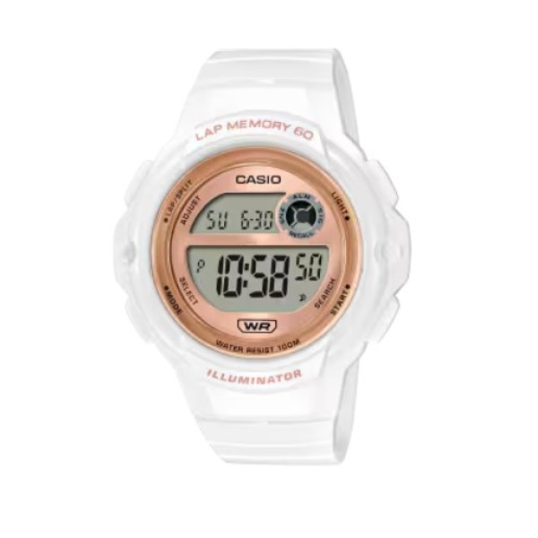 Casio Casual Resin Digital Watch for Women - LWS-1200H-7A2VDF