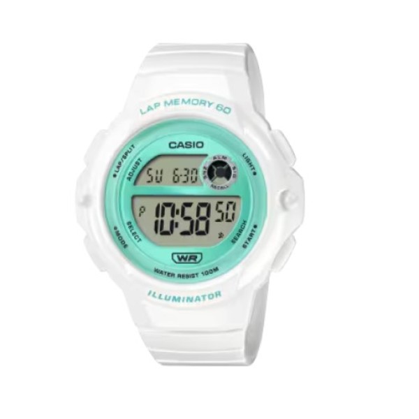Casio Casual Resin Digital Watch for Women - LWS-1200H-7A3VDF