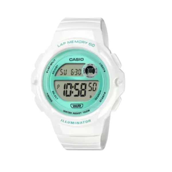 Casio Casual Resin Digital Watch for Women - LWS-1200H-7A3VDF
