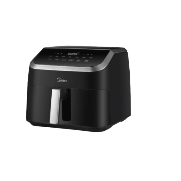 Midea WideMax Air Fryer Digital Touch Control, 9L - with See-through Window - MAD-900F2BPK