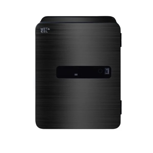Metacel Safe with Digital & Fingerprint Lock, Black - MC-40PR(HG)