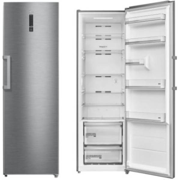 Midea Upright Refrigerator 502 Liters 17.7 CFT, Bru Steel - MDRD502FEE46AE