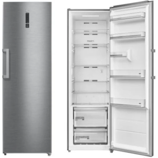 Midea Upright Refrigerator 502 Liters 17.7 CFT, Bru Steel - MDRD502FEE46AE
