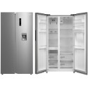 Midea Side by Side Refrigerator 735 Liters 25.9 CFT, Stainless Steel - MDRS704FIE02AE
