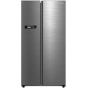 Midea Side by Side Refrigerator 791 Liters 27.9 CFT, Bru Steel - MDRS791MIE46AE